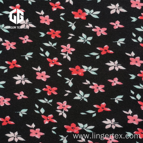 Soft Breathable Rayon Printed Fabric For Sleep Dress